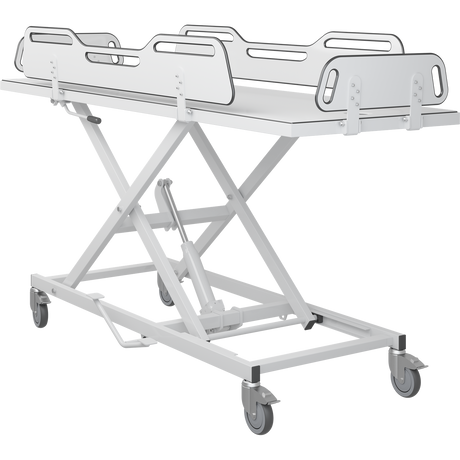 Pressalit MSCT 4 shower change trolley foot pedal