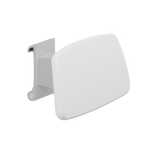 Pressalit PLUS backrest for wall track – Sideways Adjustable, White