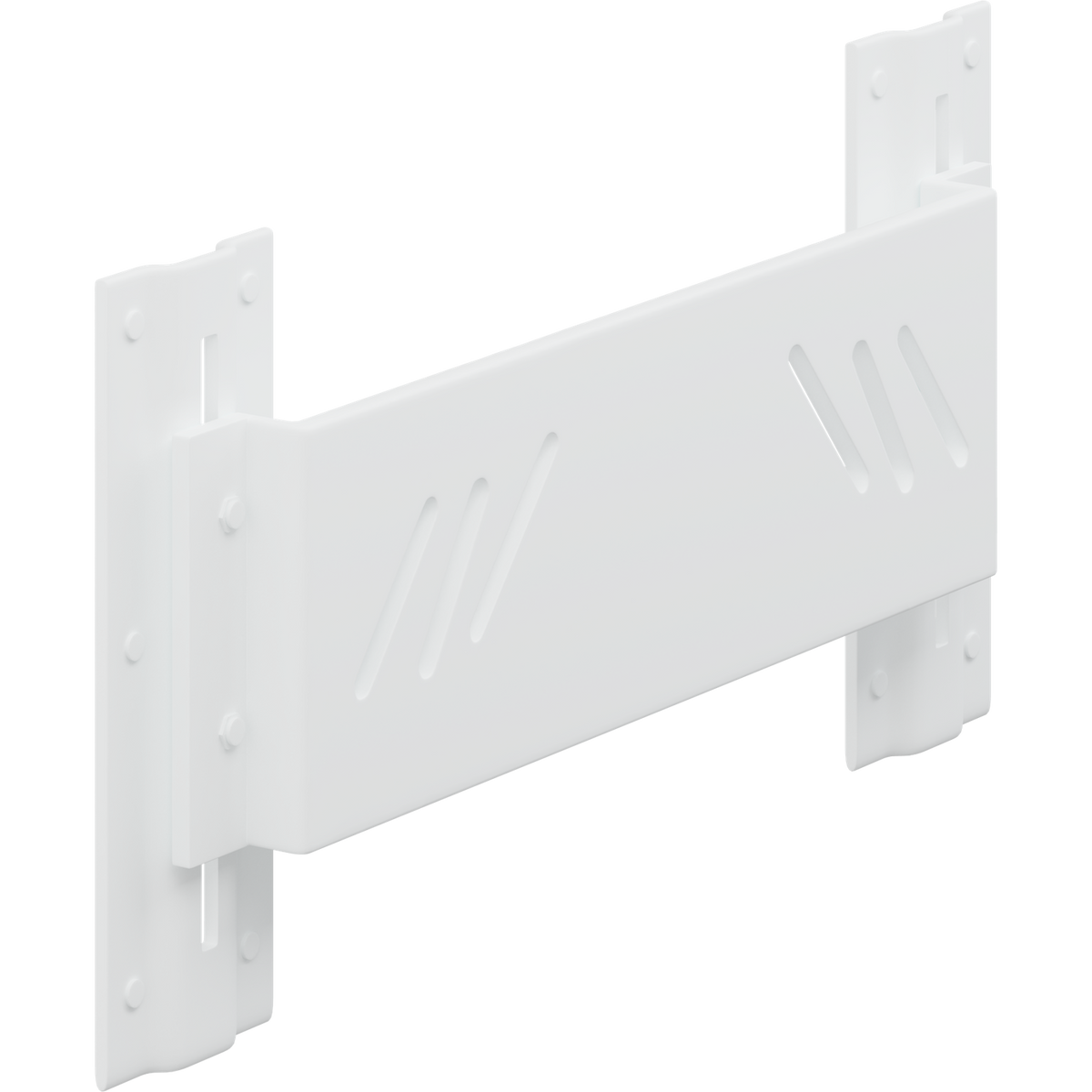Pressalit VALUE manual mounting plate for wash basins, white