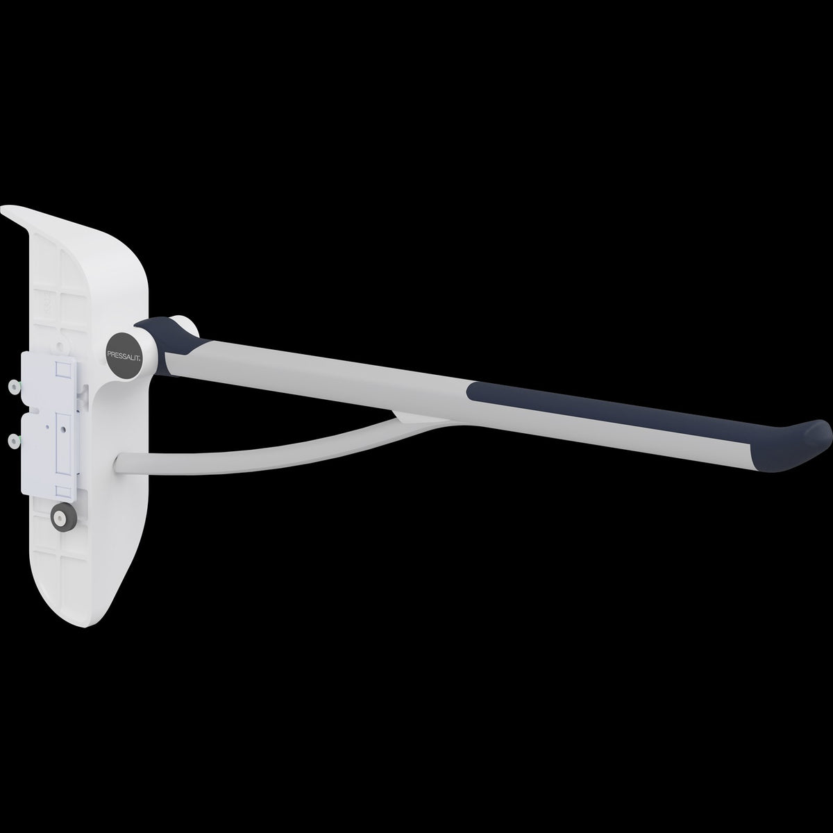 Pressalit PLUS Support Arm for SELECT Toilet Lifters – Right Hand, Dark Blue