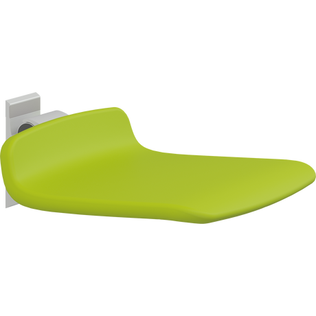 Pressalit PLUS fixed height shower seat – 450 mm, Lime Green