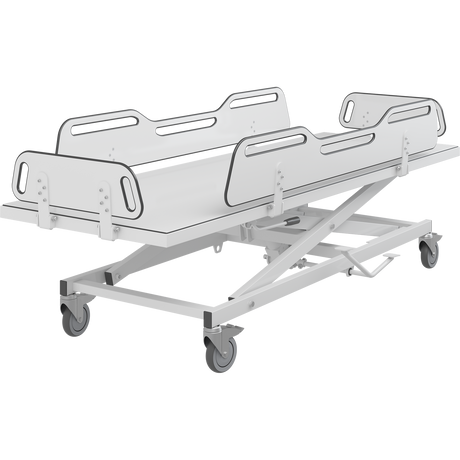 Pressalit MSCT 4 shower change trolley detail