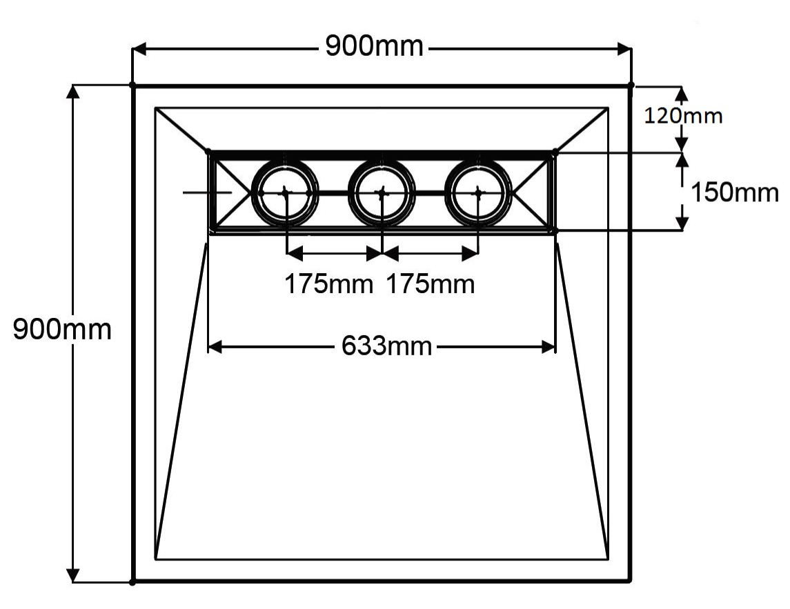 AKW TriForm Linear Wet Room Floor Former, photo 15