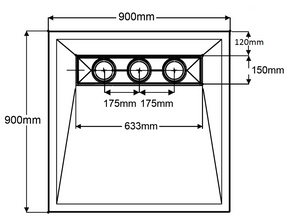 AKW TriForm Linear Wet Room Floor Former, photo 15
