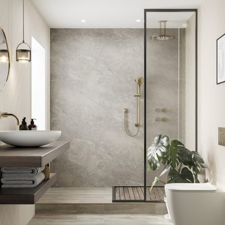 Multipanel Pure Valmasino Marble Bathroom Wall Panel – Matt, photo 3