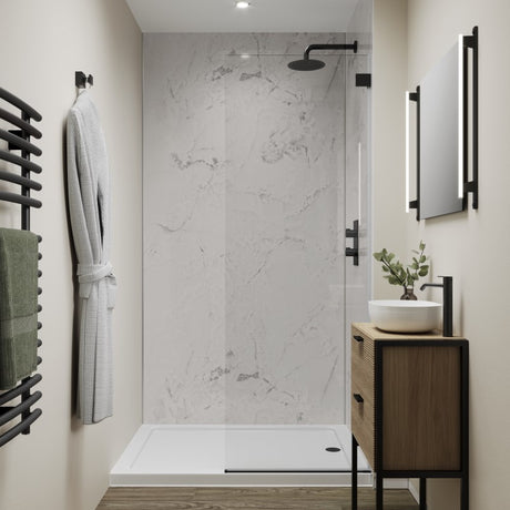 Multipanel Linda Barker Onyx Marble Bathroom Wall Panel, photo 4