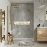 Multipanel Contemporary Arctic Stone Bathroom Wall Panel – Textured Matt, photo 5