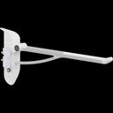 Pressalit PLUS Support Arm for SELECT Toilet Lifters – Right Hand, White
