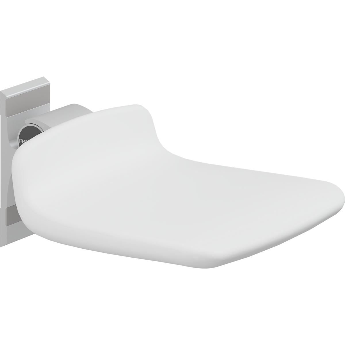 Pressalit PLUS fixed height shower seat – 310 mm, White