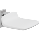 Pressalit PLUS fixed height shower seat – 310 mm, White