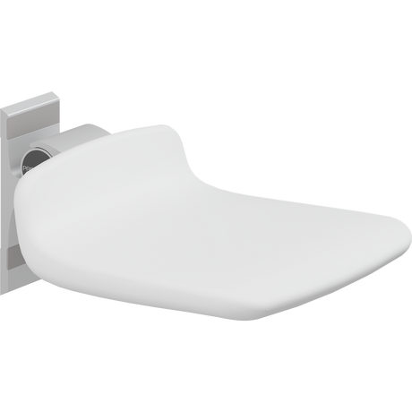 Pressalit PLUS fixed height shower seat – 310 mm, White