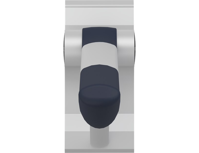 Pressalit PLUS Support Arm With Integrated Counter-Balance, 850mm Dark Blue R360085108