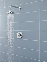Nuie Fixed Shower Head – 185mm High – Chrome