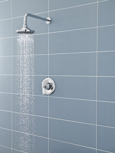 Nuie Fixed Shower Head – 185mm High – Chrome