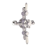 Nuie Victorian Triple Thermostatic Shower Valve – 333mm High – Chrome, photo 2