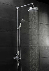 Nuie Victorian Triple Thermostatic Shower Valve – 333mm High – Chrome