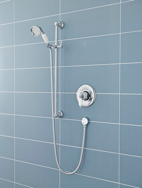 Nuie Shower Slide Rail Kit Slider Rail Kit – Chrome