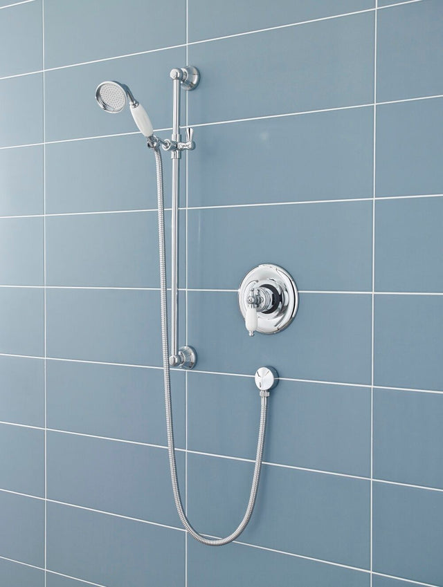 Nuie Shower Slide Rail Kit Slider Rail Kit – Chrome