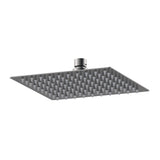 Nuie 200mm Square Fixed Shower Head – Brushed Bronze or Brushed Pewter, photo 2