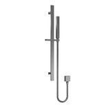 Nuie Square Shower Slider Rail Kit – Brushed Pewter
