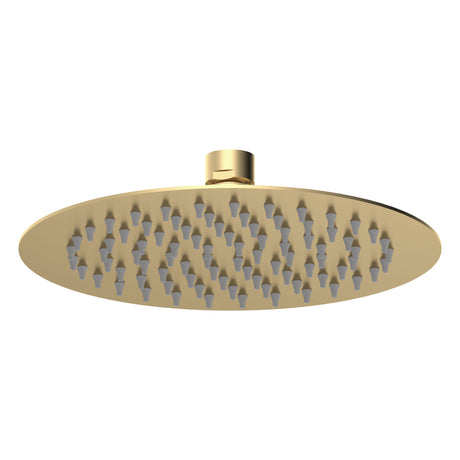 Nuie Round Fixed Shower Head – Brushed Brass, photo 2