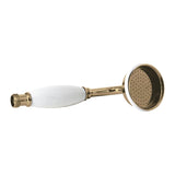 Nuie Traditional Shower Handset – Brushed Pewter or Brushed Brass, photo 2