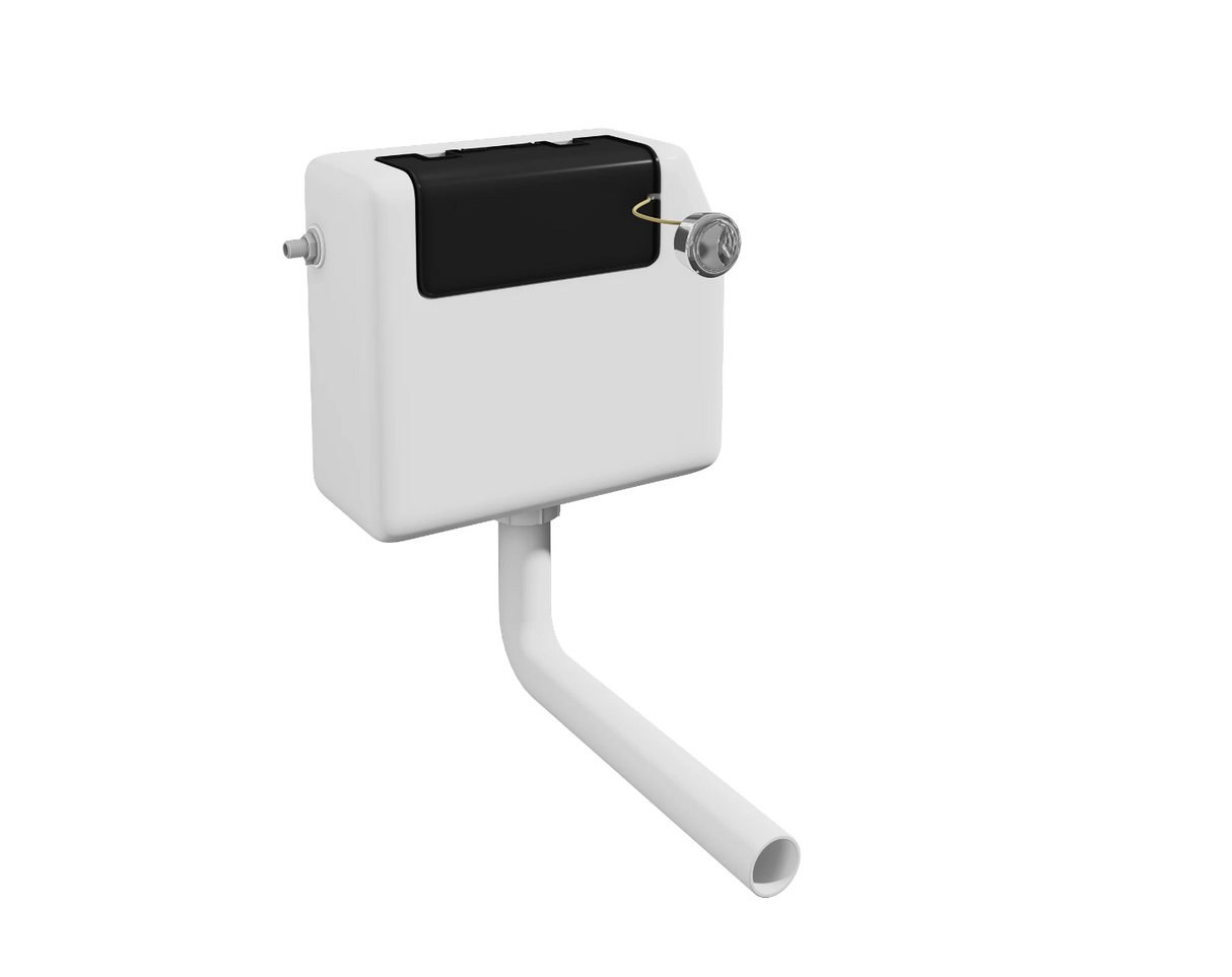 Kartell K-VIT Kameo Rimless Back to Wall WC Pan (Cistern & Seat Options) -White Gloss (POT537KA)