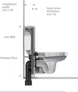 Kartell K-VIT Keytec Wall Mounting Frame 0.82m (ACC010)