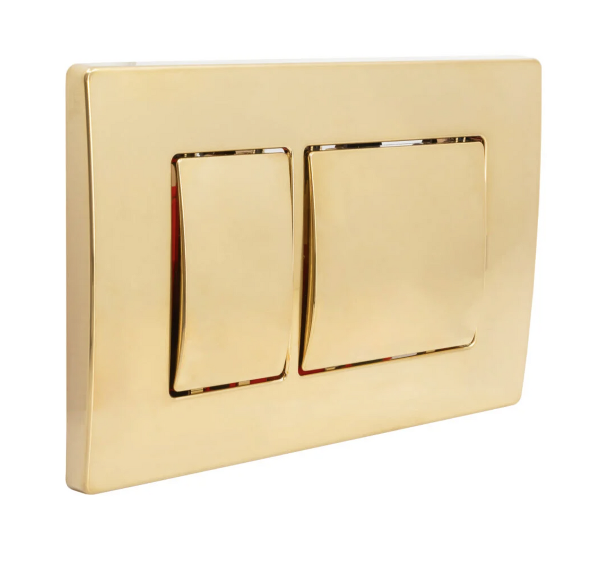 Kartell K-VIT Keytec Square Flushplate- Brushed Brass (ACC015)