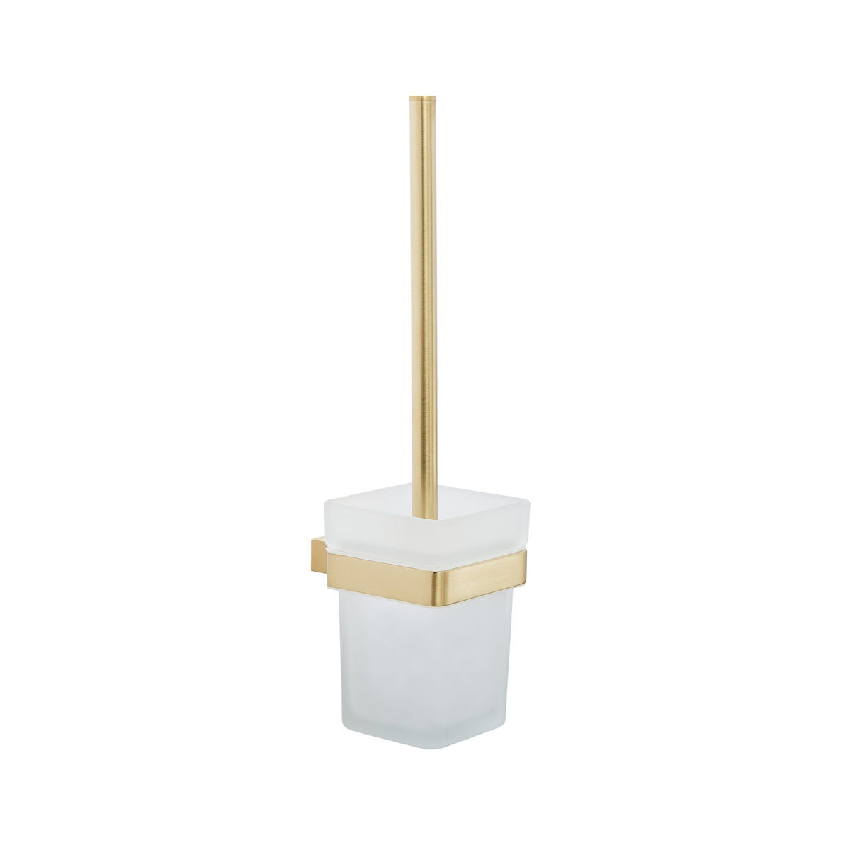 Kartell K-VIT Premium Toilet Brush Set – Brushed Brass (ACC338)