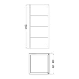 Hudson Reed Apex Side Panel – 800mm & 900mm, photo 4