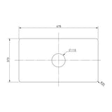 Nuie Stainless Steel Single Bowl Kitchen Sink Wire Grid – Chrome, photo 2