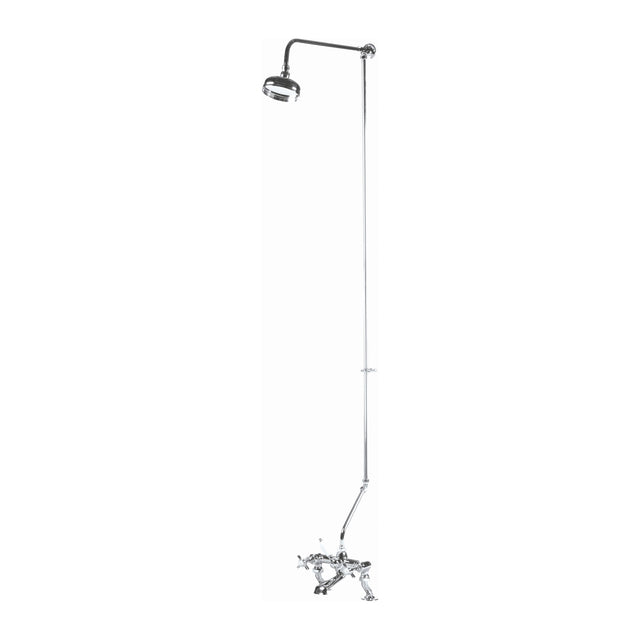 Nuie Rigid Riser Kit Shower Kit – Chrome