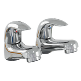 AKW Denova Lever Bath Taps (Pair) – Chrome