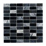 AKW Grey Mosaic Border Tile 300x300x8mm (30095GRY)