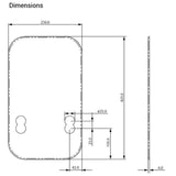 AKW Electric Shower Halo Wall Plate – Current or Pre-2024 Showers, photo 2