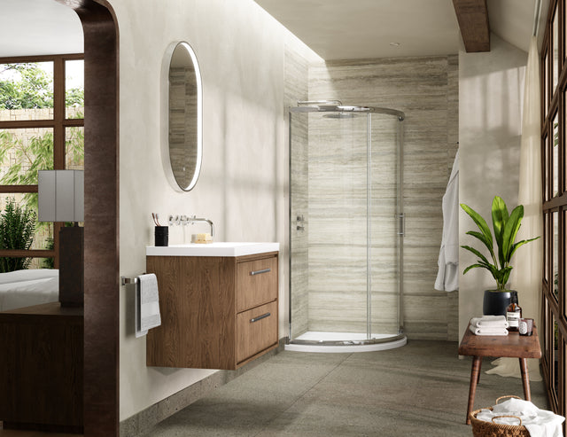 860mm Hudson Reed Pacific Quadrant Shower Enclosure – Chrome