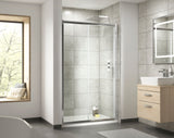 Hudson Reed Pacific Sliding Shower Door - Square T Shape Handle – 1000mm, 1200mm, 1400mm & 1700mm
