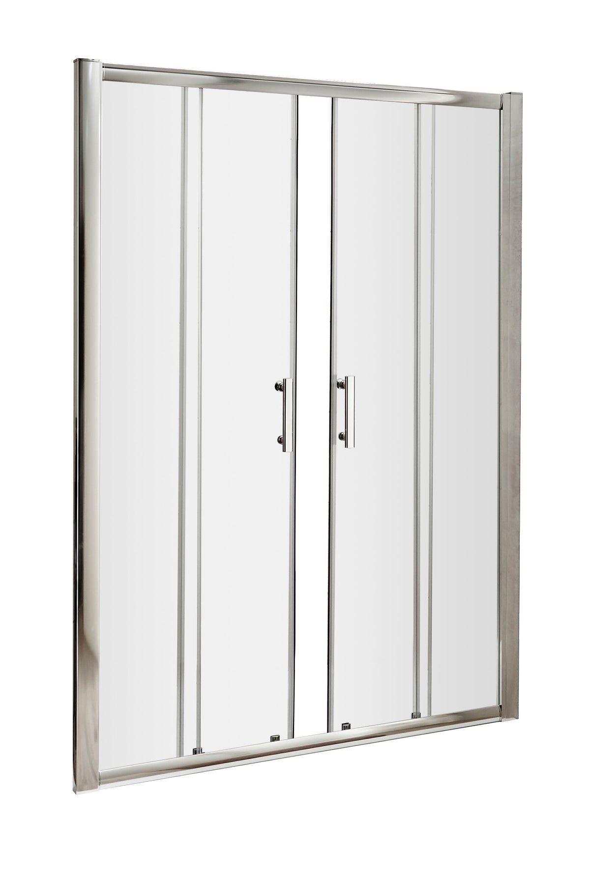 Hudson Reed Pacific Double Sliding Shower Door - Square T Shape Handle – 1400mm & 1700mm, photo 2