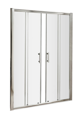 Hudson Reed Pacific Double Sliding Shower Door - Square T Shape Handle – 1400mm & 1700mm, photo 2