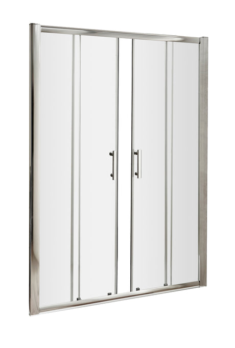 Hudson Reed Pacific Double Sliding Shower Door - Square T Shape Handle – 1400mm & 1700mm, photo 2