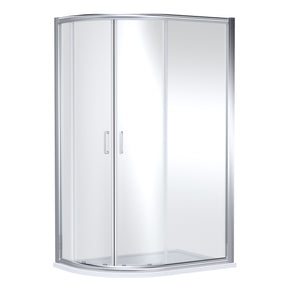 Nuie Lucie 1200mm Offset Quadrant Shower Enclosure – Chrome, Brushed Brass or Matt Black, photo 2