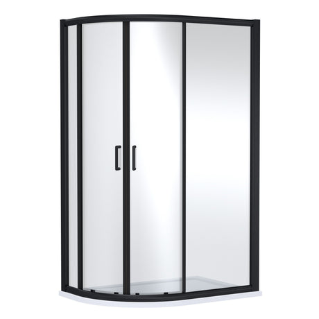 Nuie Lucie 1200mm Offset Quadrant Shower Enclosure – Chrome, Brushed Brass or Matt Black, photo 4