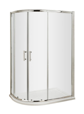 Hudson Reed Pacific Offset Quadrant Shower Enclosure - Square T Shape Handle – 800mm & 900mm, photo 2