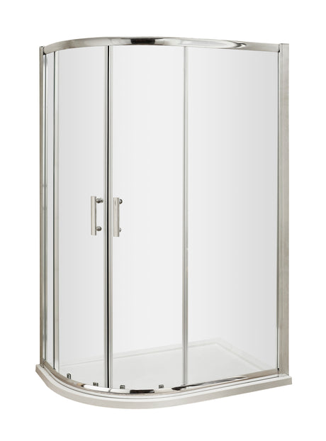 Hudson Reed Pacific Offset Quadrant Shower Enclosure - Square T Shape Handle – 800mm & 900mm, photo 2