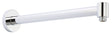 Nuie Wall-Mounted Shower Arm – Chrome or Brushed Bronze, photo 2