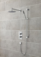 Nuie Wall-Mounted Shower Arm – Chrome or Brushed Bronze