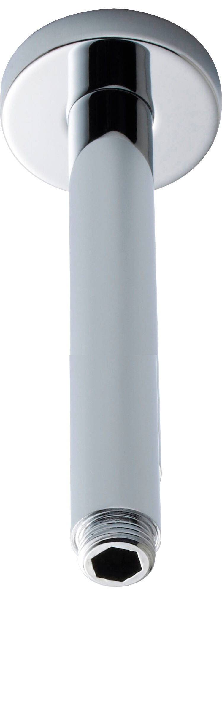 Nuie Ceiling-Mounted Shower Arm – Chrome, Matt Black or Brushed Brass