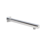 Nuie Square Wall-Mounted Shower Arm – Brushed Bronze or Chrome, photo 2