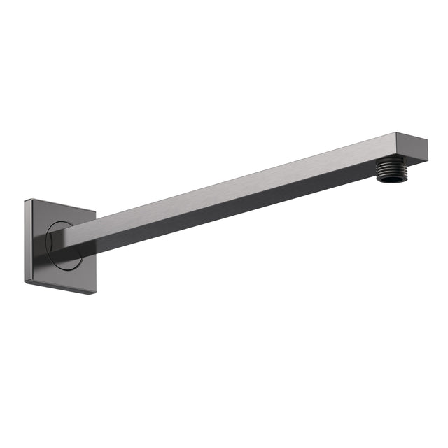 Nuie Rectangular Small Rectangular Shower Arm – Brushed Pewter